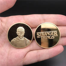 Moneda conmemorativa de la periferia de la película Stranger Things, colección de Metal, Cosplay de once, regalo de moneda 2024 - compra barato