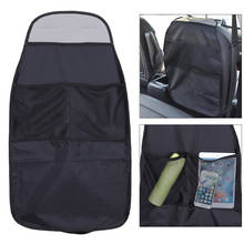 Polyester Fiber Vehicle Storage Sundries Bag Car Seat Back Protector Cover for Children Baby Kick Mat Protect Bag 2024 - buy cheap