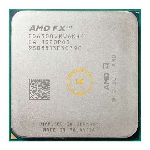 AMD FX-Series FX6300 FX 6300 3.5 GHz Six-Core CPU Processor FD6300WMW6KHK Socket AM3+ 2022 - купить недорого