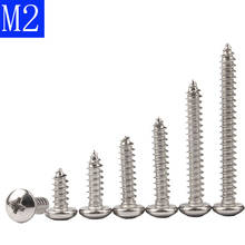 M2 304 Stainless Steel Phillips Cross Recessed PAN Head Self Tapping Screws DIN 7981 2024 - buy cheap