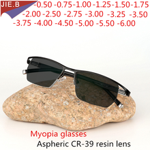 New men and women business transition photochromic sunglasses myopia glasses TR90 glasses frame -0.5 -0.75 -1.0 -1.5 to -6.0 2024 - buy cheap