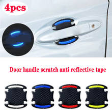 Car door bowl handle reflective sticker universal protection sticker door handle paint surface scratch reflective sticker 2024 - buy cheap