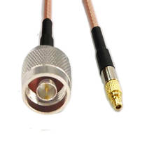 Cable MMCX macho recto a N macho, adaptador coaxial, 10cm, 15cm, 20cm, 30cm, 50cm, RG316, 10 Uds. 2024 - compra barato