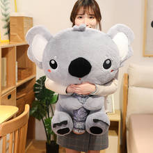 1pc/45/70CM encantadora grande Koala de tocón de árbol juguetes de peluche suave Animal Koala muñeco de oso lindo regalo de cumpleaños para los niños 2024 - compra barato
