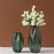 Creative Green Glass Vase Nordic Modern Bookcase Decorative Flowers Vases Office Desktop Plant Pots Home Living Room Decoration 2024 - buy cheap