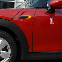 Наклейка на кузов автомобиля с национальным флагом, боковая металлическая наклейка для MINI Cooper F54 F55 F56 F60 R55 R56 R60, аксессуары 2024 - купить недорого