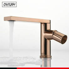 New Art Bath Basin Faucet Brass Chrome Faucet Brush Nickel Rose Gold Black Sink Mixer Tap Vanity Hot Cold Water Bathroom Faucets 2024 - buy cheap