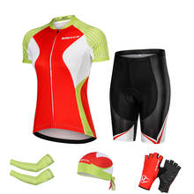 Pro Team Cycling Clothing Women's Short Sleeve Bicycle Jersey Set Sport MTB Wear Quick Dry Road Bike Clothes Racing Riding Suit 2024 - buy cheap