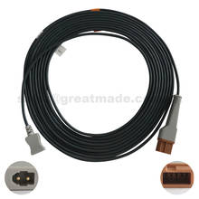 Spacelabs Compatible Temperature probe Adapter Cable, 10pin-> 2pin ,use with disposable probe 2024 - buy cheap