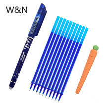 12Pcs/lot Erasable Pen Refill Rod 0.5mm Blue/Black Gel Pen Refills Set for School Office Writing Supplies Exam Spare Stationery 2024 - buy cheap