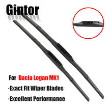 Gintor AUTO Car Wiper Front  Wiper Blades Set Kit For Dacia Logan MK1 MCV 2004 - 2012 Windshield Windscreen 20"20" 2024 - buy cheap