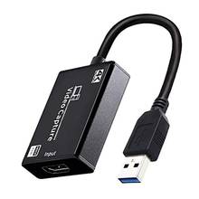 Tarjeta de captura de Audio y vídeo 4K 1080p 30fps, HDMI 4K, compatible con grabadora de vídeo USB 3,0, dispositivo de transmisión en vivo A6HE 2024 - compra barato