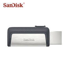 SanDisk SDDDC2 USB Flash Drive 128GB 256GB 64GB 32GB high speed Type-C USB 3.1 memory Stick Dual OTG Pen Drives 130M/S PenDrive 2024 - buy cheap