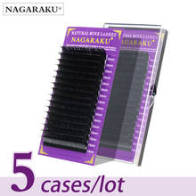 NAGARAKU Eyelash Extension Makeup 5 Cases/lot Individual Eyelashes Natural Eyelashes Make up Eyelashes Maquiagem Cilios 2024 - buy cheap