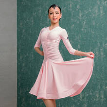 Latin Dance Dress Girls Salsa Dancewear Samba Dancer Outfits Performance Costume Designer Dress Ballroom Practice Wear JL2742 2024 - buy cheap