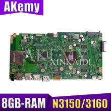 NEW!X540SA laptop mainboard REV 2.0 For ASUS X540 X540S X540SA X540SAA laptop motherboard Test ok 8GB-RAM N3150/3160 CPU 2024 - buy cheap