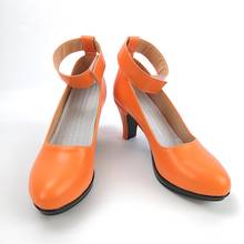 Новинка; обувь для костюмированной вечеринки в стиле аниме «Сейлор Мун»; ботинки для костюмированной вечеринки «Сейлор Винус»; обувь из искусственной кожи на высоком каблуке для девочек; обувь для вечеринки на Хэллоуин; Размеры 35-43 2024 - купить недорого