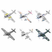 Escala 1:48 wwii P-51 4d conjunto de aeronaves modelo kit collectibles blocos brinquedos 2024 - compre barato
