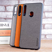 Case for Huawei P40 Lite E Y7P coque Luxury textile Leather skin soft TPU hard phone cover for Huawei P40 Lite E case 2024 - buy cheap
