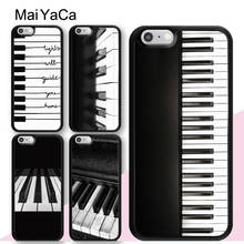 MaiYaCa-funda para teclado de Piano y música, cubierta para iphone 12 mini 11 Pro MAX X XR XS MAX SE 2020 6S 7 8 Plus 5S 2024 - compra barato