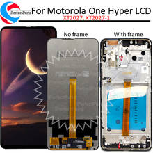 Pantalla LCD de 6,5 pulgadas para Motorola Moto One Hyper, montaje de digitalizador de pantalla táctil para MOTO One, Hyper XT2027, con marco 2024 - compra barato