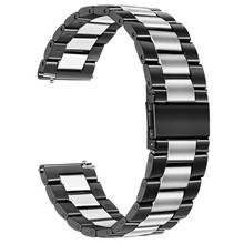 Correa de Metal para reloj inteligente, pulsera de acero inoxidable para Garmin Vivoactive 3 4, 4S, 20MM, 22MM 2024 - compra barato