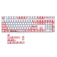 Сакура OEM PBT вишневый цвет Keycap механическая клавиатура краситель-сублимация Keycap 2024 - купить недорого