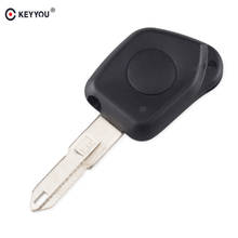 KEYYOU-carcasa para llave de coche, con 1 botón carcasa para mando a distancia, para Peugeot 106, 205, 206, 306, 405, 406 2024 - compra barato