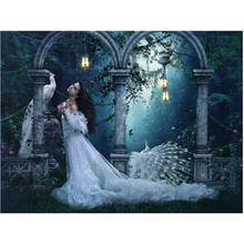 DIY 5D Diamond Painting Cross Stitch Peacock woman Crystal Needlework Full square rhinestones Diamond Embroidery home Decorative 2024 - buy cheap