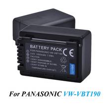 1Pc 1950mAh VW-VBT190 VW VBT190 Battery for Panasonic HC-V110 HC-V130 HC-V160 HC-V180 HC-V201 HC-V210 HC-V230 HC-V250 2024 - buy cheap