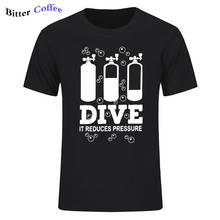 NEW Scuba Diving T Shirt 2020 Men's Cotton Hipster Tshirt Dive Diver Sea Snorkeling Sports Clothes Short Sleeve Tops & Tees 2024 - buy cheap