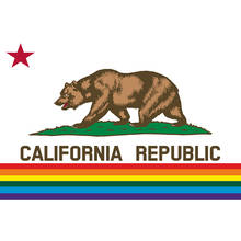 California Rainbow Flag Yehoy  90*150cm LGBT Gay Pride For Decoration 2024 - buy cheap