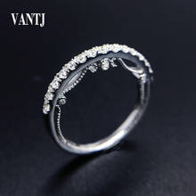 VANTJ Real Natural Diamond Ring Solid 10k Gold White Moissanite Ring Gemstone Round Brilliant Cut for Women Wedding Party Gift 2024 - buy cheap