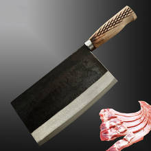 Faca de açougueiro forjada à mão profissional, faca de aço de alto carbono chinesa facas de cozinha 2024 - compre barato