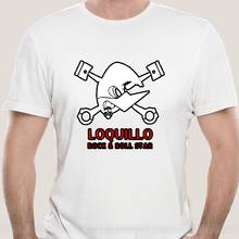 Camiseta Loquillo Y Los Trogloditas Negra оптовая продажа футболок модная футболка мужская хлопковая брендовая футболка 2024 - купить недорого