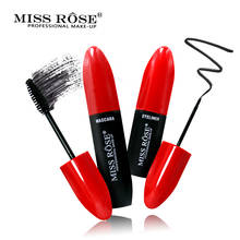 Miss Rose Mascara Curling Thick Lengthening Eye Waterproof Makeup Long Lasting Natural 2024 - buy cheap