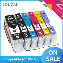 6 цветов совместимый для PGI780 CLI781 PGI 780 CLI 781 780781 картриджи для принтера canon PIXMA TR8570 TS8170 TS9170 2024 - купить недорого