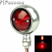 12V Motorcycle Led Tail Light Round Rear Brake Stop Lamp Taillight for Harley Honda Suzuki Kawasaki Yamaha Chopper Cafe Racer 2024 - buy cheap