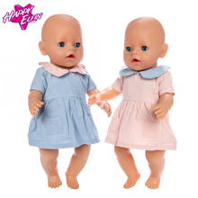 2019 New Dolls Cowboy skirt clothes Suit Fit For 43cm Dolls 17inch Baby Reborn Doll Clothes 2024 - buy cheap