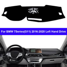 Накладка на приборную панель автомобиля, коврик для приборной панели, накидка для BMW серий 7 (G11) 2016 2017 2018 2019 2020 LHD RHD, автомобильный накидка на приборную панель, защита от солнца 2024 - купить недорого