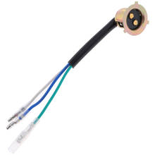 Cabeça dianteira luz bulbo baixo feixe titular plugue preto chicote de fios para honda cg125 (comprimento: 150mm) 2024 - compre barato