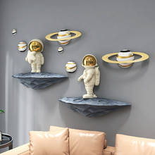 [MGT]Nordic creative astronaut space moon travel tourist object model wall decoration modern home three-dimensional ornaments 2024 - buy cheap