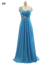 Vestido de baile 2021 azul sexy bealegantom uma linha com miçangas elegante formais longo festa de formatura bm234 2024 - compre barato