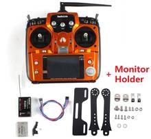 RadioLink AT10 2.4G 10CH System Transmitter with R12D Receiver Monitor Holder & PRM-01 Voltage Return Module  for RC Helicopter 2024 - buy cheap