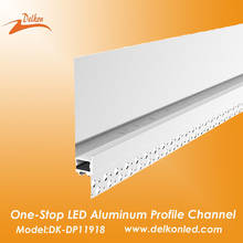 119*18mm 2M/6.6ft Plaster in  LED Profile with Flange,  Trimless Recessed into  Drywall for Architectural 2024 - buy cheap