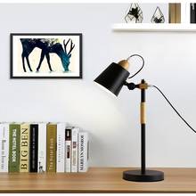 Nordic Modern wood Table lamp indoor lighting E27 desk lamps White table lamp LED lighting desk lamps 2024 - buy cheap