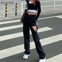 Hole Jeans Women Do-old Sexy Retro Streetwear BF Style Fashion High-waist Summer Pockets Mujer Casual All-match Soft Zipper-fly 2024 - buy cheap