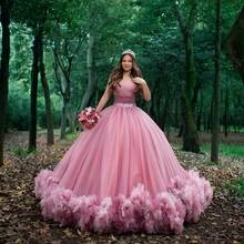 Sweet 16 Pink Red Quinceanera Dresses Off Shoulder Ruched Ball Gown Sweet 15 Dress Prom Gowns Vestido De 15 Anos Quinceanera 2024 - buy cheap
