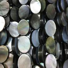 Free Shipping 10x14mm Natural Black Mother of pearl Shell Oval Women Men Spacers Loose Beads  PG8834 2024 - buy cheap