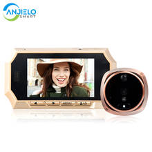 Brand new 4.3-inch 1.3MP high-definition cat-eye video doorbell night vision camera room visitor intercom system 2024 - buy cheap